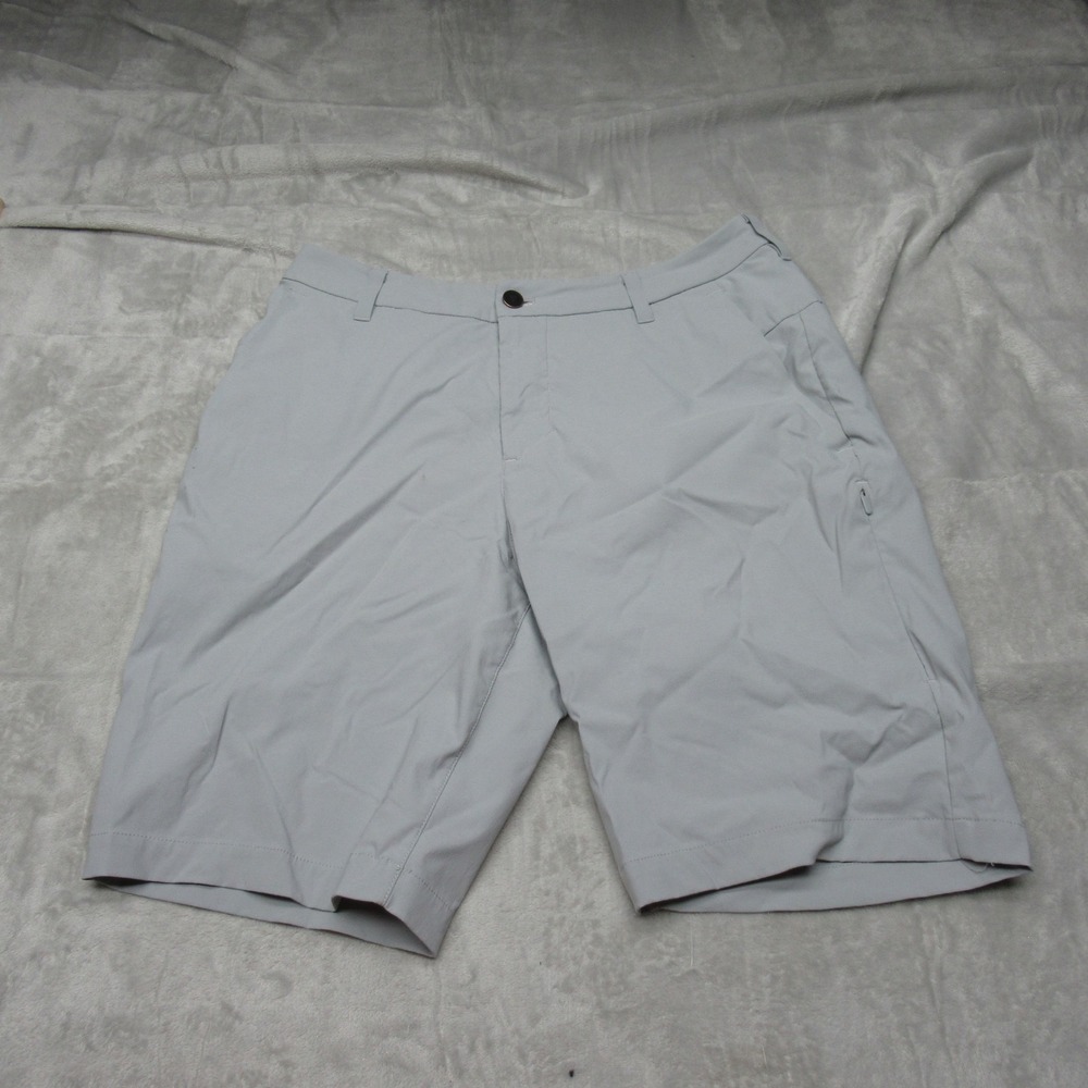 Lululemon Shorts Mens 31‎ Gray Water Resistant Stretch Chino Commission Golf 10"
